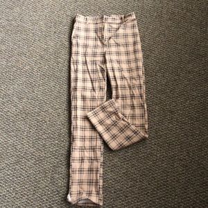 NWOT vintage high waisted gingham pants!